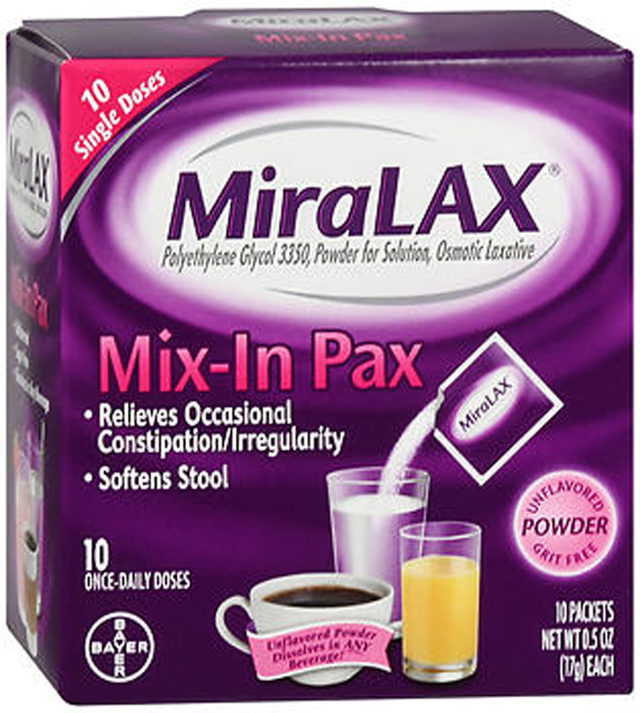 MiraLAX Powder Packets - 10 ct - The Online Drugstore