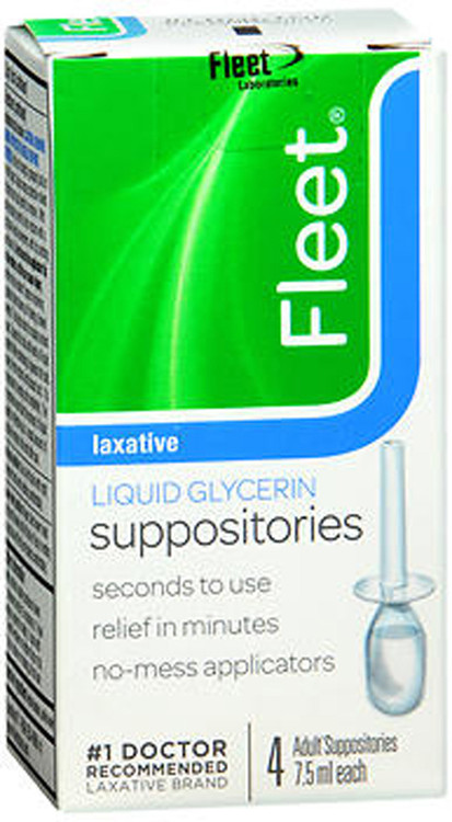 fleet liquid glycerin laxative suppositories