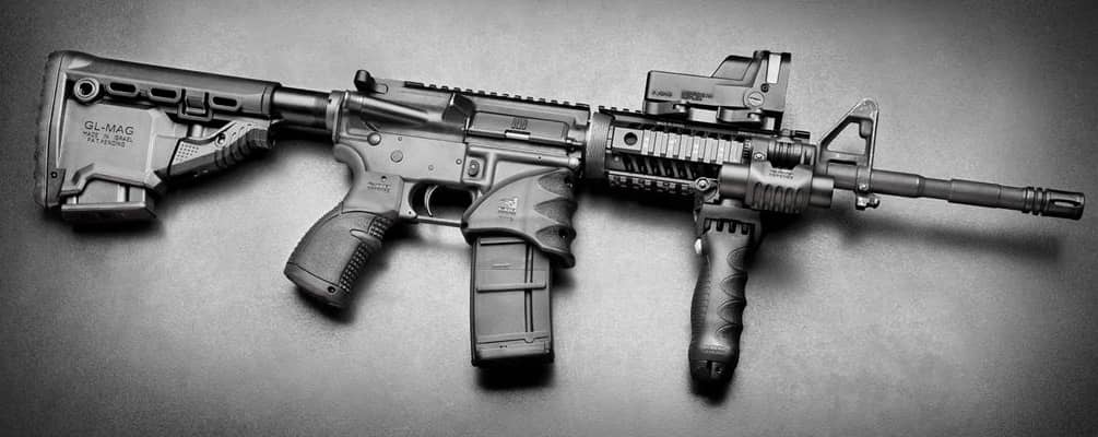FAB Defense rubber pistol grip
