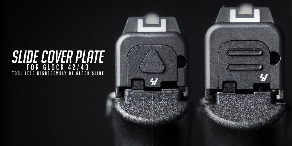 Strike Industries Glock 42 Slide Cover Plate for G42 Pistol Wing Tactical