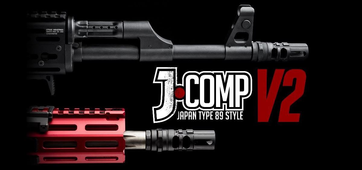 Strike Industries J-Comp V2 features 2 new ports for increased muzzle rise compensation