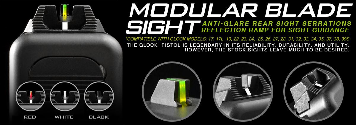 Strike Industries Glock Modular Blade Sights