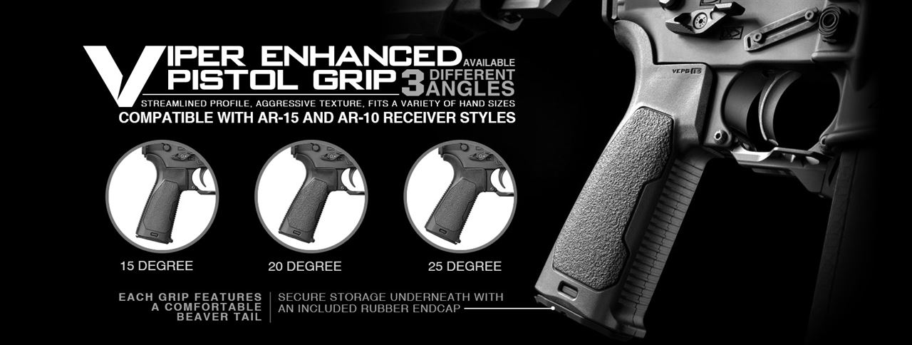 Strike Industries Viper Enhanced Pistol Grip Strike Industries Viper Enhanced Pistol Grip