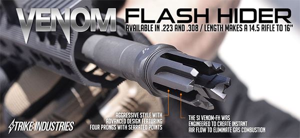 strike industries venom flash hider