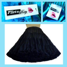 Flirtn Betty Petticoat Black