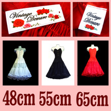 Vintage Demure Ribbon Petticoats available in 3 lengths