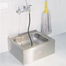 Floor Mounted Mop Sink 29 W X 29 D X 16 H