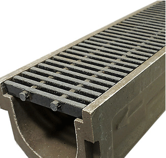replace rusted trench drain grate