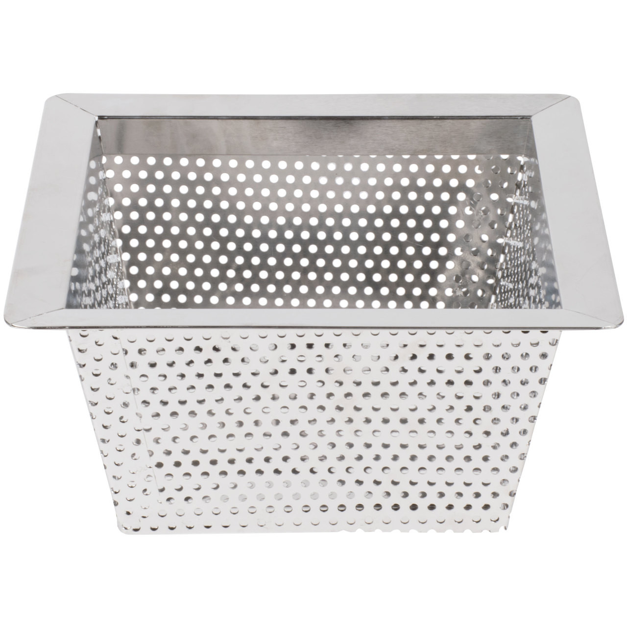 10 Inch X 10 Inch Stainless Steel Strainer Basket 5 Inches Deep   10x10x5 Basket3  98309.1550509623.1280.1280.JPG