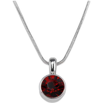 Siam Red Crystalp Kristin Pendant