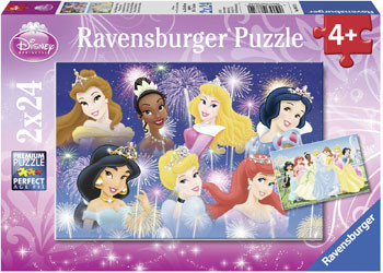 Ravensburger - Disney Princess Gathering Beautiful Princesses Puzzle 2x24pc - RB08872-0