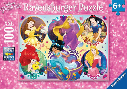Ravensburger - Disney Princess 2 Puzzle - Be Strong Be You 100pc RB10796-4
