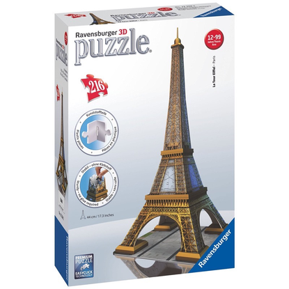 Ravensburger - Eiffel Tower 3D Puzzle 216pc RB12556-2