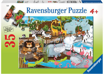 Ravensburger - Day at the Zoo 35pc Puzzle RB08778-5