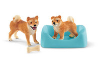  Schleich - Shiba Inu Mother and Puppy SC42479 (4055744029851) 