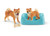  Schleich - Shiba Inu Mother and Puppy SC42479 (4055744029851) 