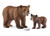 Schleich - Grizzly Bear Mother with Cub SC42473 (4055744029806)