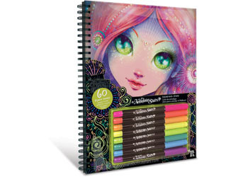  Nebulous Stars - Colouring Book - Black Pages NEB11111