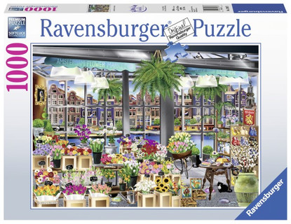 Ravensburger - Wanderlust Amsterdam Flower Market 1000 piece RB13987-3