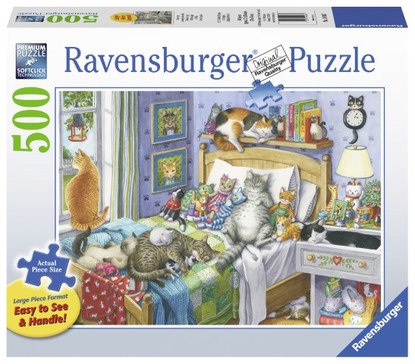 Ravensburger - Cat Nap Large Format Puzzle 500pc RB14966-7