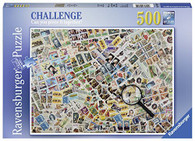 Ravensburger - Stamps Challenge Puzzle 500pc RB14805-9 box