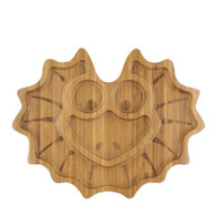 Lizzie the lizard bamboo plate emondo kids frpnt @kiozwi