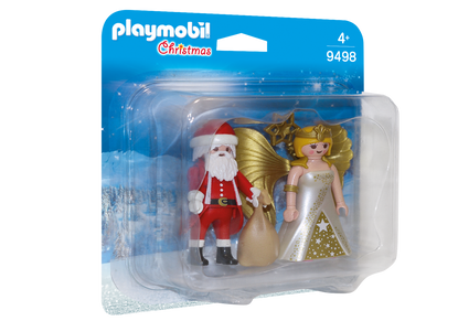 Playmobil - Santa and Christmas Angel PMB9498