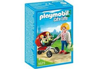 Playmobil - Mother with Twin Stroller PMB5573 Box