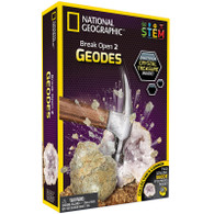 Break Open 2 Real Geodes - National Geographic box