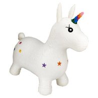 Happy Hopperz - White Unicorn Large