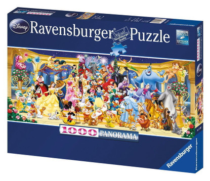 Ravensburger - Disney Characters Group Photo Puzzle 1000pc - RB15109-7 box