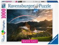  Ravensburger- Rainbow over Machu Picchu Peru 1000 piece RB15158-5