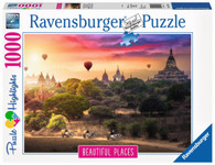 Ravensburger - Hot Air Balloons over Myanmar 1000pc RB15153-0