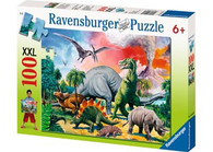 Among the Dinosaurs Puzzle 100pc RB10957-9 box