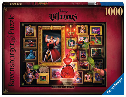 Ravensburger - Disney Villainous: Queen of Hearts 1000pc RB15026-7