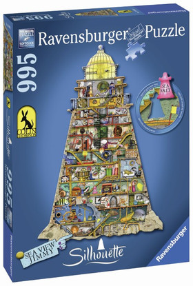 Ravensburger - Silhouette Ludicrous Lighthouse 995 pc RB16098-3