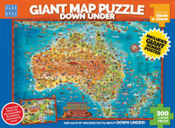 Blue Opal - Down Under Giant Map 300pc BL01880