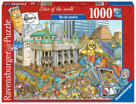 Ravensburger - Rio de Janeiro, Cinelândia Fleroux Cities 1000pc RB16194-2