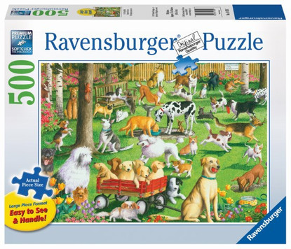 Ravensburger - At The Dog Park Large Format Puzzle 500pc RB14870-7