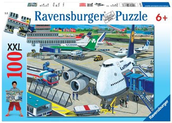 Ravensburger - Airport Puzzle 100pc RB10763-6