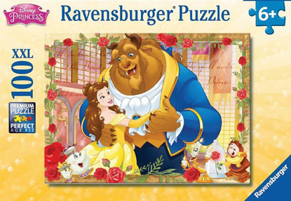 Ravensburger - Disney Belle and the Beast Puzzle 100pc RB13704-6