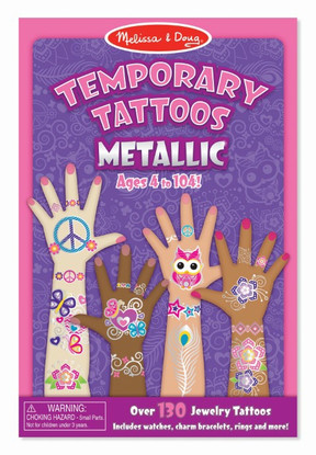 Melissa & Doug - Temporary Tattoos - Metallic MND2948