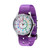 EasyRead Time Teacher Watch -Waterproof Rainbow Past-To watch - Purple Strap