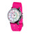 EasyRead Time Teacher Watch - Rainbow - Past/to - Pink Strap