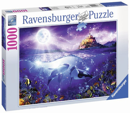 Ravensburger - Whales in the Moonlight Puzzle 1000pc RB19791-0