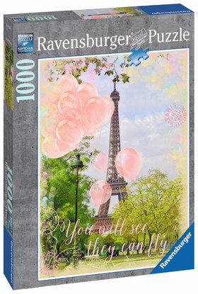 Ravensburger - Eiffel Tower Dreams Puzzle 1000pc RB19708-8 