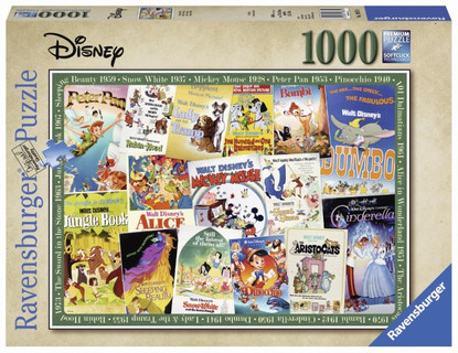 Ravensburger - Disney Vintage Movie Posters Puzzle 1000pc RB19874-0