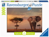 Ravensburger - Elephant of the Massai Mara 1000pc Natures Edition No. 13 RB15159-2