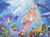 Ravensburger - Blissful Mermaid and Dolphins Puzzle 100pc RB13642-1 Jigsaw