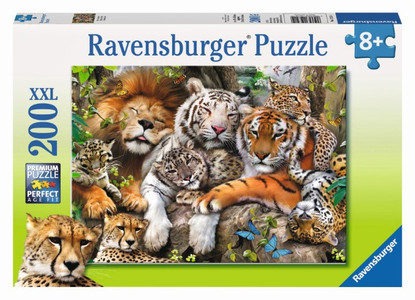 Ravensburger - Big Cat Nap Puzzle 200pc RB12721-4